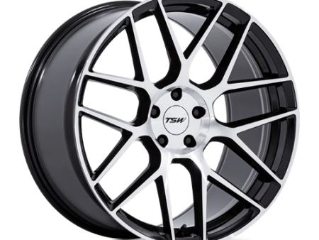 TSW Wheels TW002 17X8 5X112 G-BLK-MCH 45MM Sale