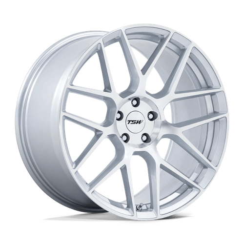 TSW Wheels TW002 18X8.5 5X4.5 G-SLV-MACH 35MM Online Hot Sale