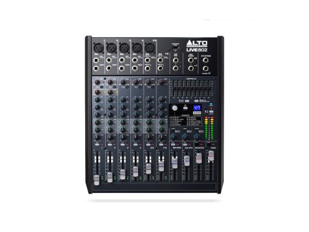 Alto Professional Live 802 Professional 8-Channel 2-Bus PA Mixer Online Sale