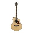 IBANEZ AE205JR-OPN Acoustic Electric Guitar Open Pore Natural For Sale