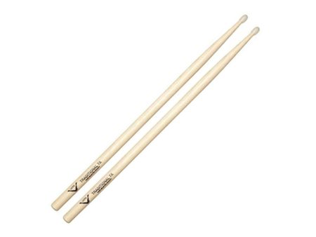 Vater Traditional 7A Nylon Tip Hickory Drum Sticks (Natural) Hot on Sale