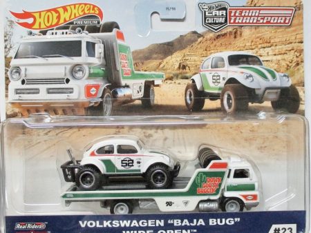 Hot Wheels Team Transport Volkswagen Baja Bug Wide Open DSB #23 For Sale