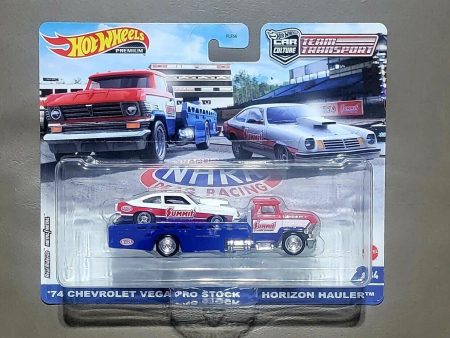 Hot Wheels Team Transport  74 Chevrolet Vega Pro Stock Horizon Hauler Summit #34 Cheap