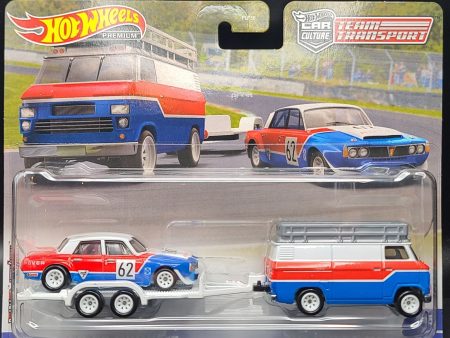 Hot Wheels Team Transport  70 Rover P6 Group 2 HW Rally Hauler #55 For Sale