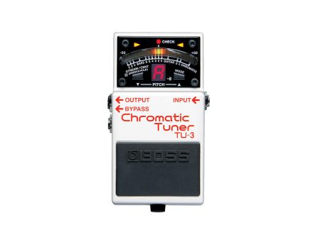 Boss TU-3 Chromatic Tuner Pedal with Bypass For Discount