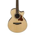 IBANEZ AE205JR-OPN Acoustic Electric Guitar Open Pore Natural For Sale