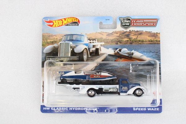 Hot Wheels Team Transport HW Classic HydroPlane Speed Waze #49 Online Sale