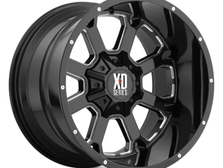 XD Wheels XD825 20X10 5X5.0 135 G-BLK MILL -24MM For Cheap