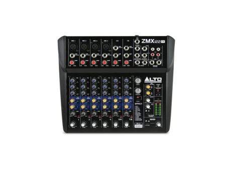 Alto Professional ZMX122FX 8-Channel Compact PA Mixer with Effects For Sale