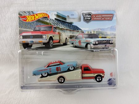 Hot Wheels Team Transport  61 Impala  72 Chevy Ramp Truck #54 Cheap