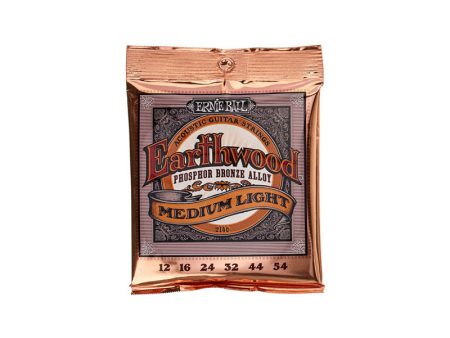 Ernie Ball 2146 Medium Light Earthwood Phosophor Bronze Acoustic Guitar Strings - .012-.054 Sale