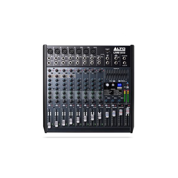 Alto Professional Live 1202 ProfesSional 12-Channel 2-Bus PA Mixer Fashion