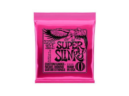 Ernie Ball 2223 Super Slinky Nickel Wound Electric Guitar Strings - .009-.042 Discount