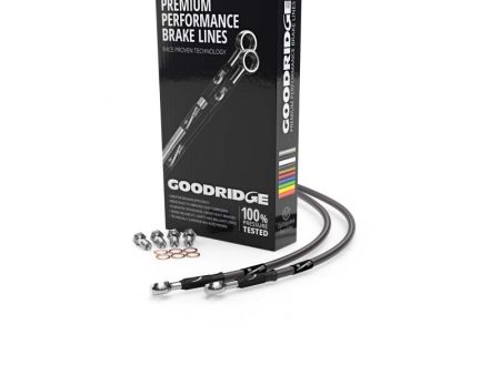 Goodridge 00-06 Triumph Tiger 885i 955i Carbon Front SS Brake Lines Supply