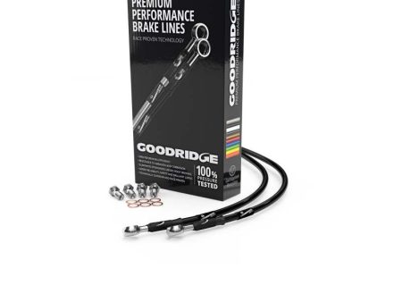 Goodridge 2003 Triumph Trophy Black Rear SS Brake Lines (Up to VIN 71698) Discount