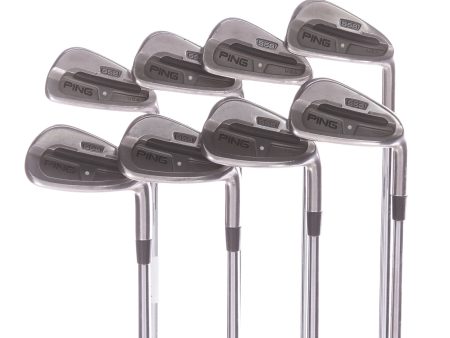 Ping S58 Steel Men s Right Iron 3-PW White Dot Regular - Ping AWT For Sale