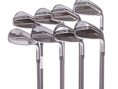 Cobra King F7 Graphite Men s Right Irons 5-SW+GW Senior - Fujikura Pro 63i Lite Online Sale